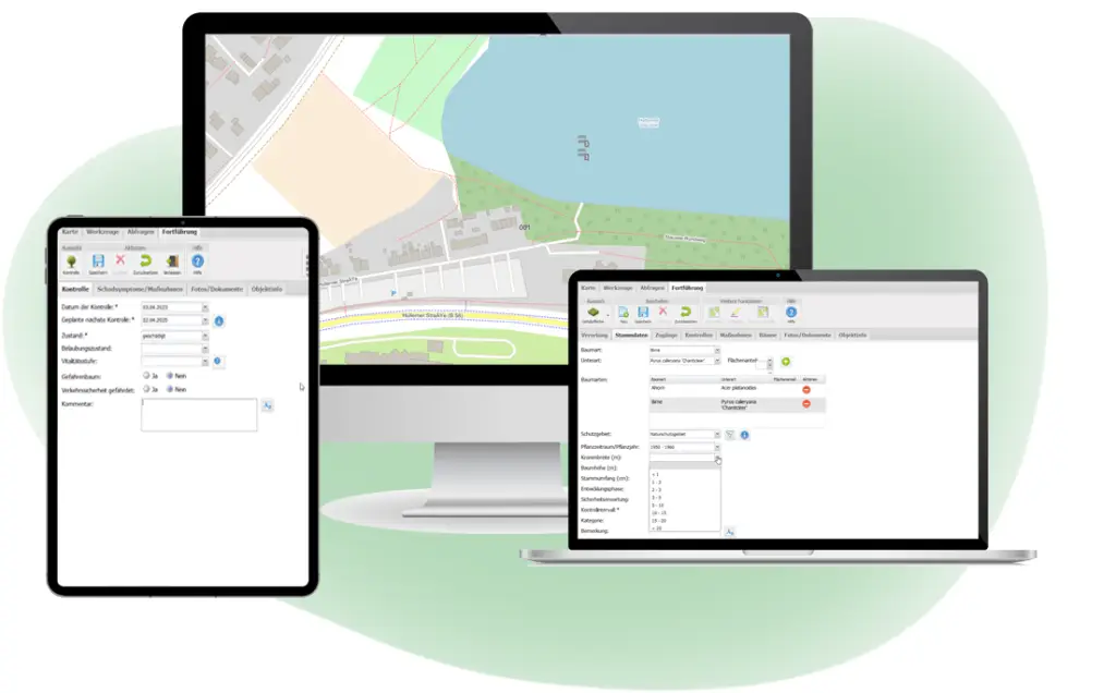 Produkt auf verschiedenen Endgeräten