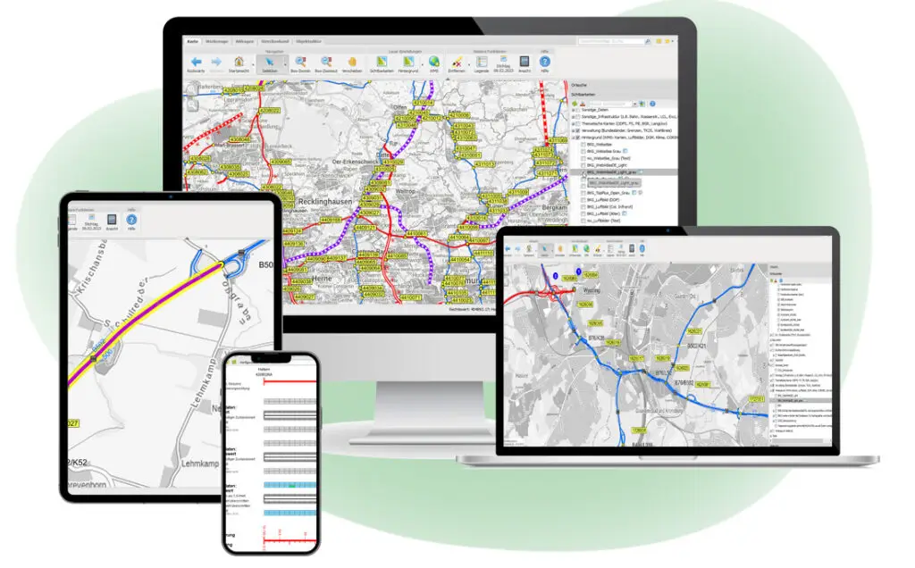 Produkt auf verschiedenen Endgeräten